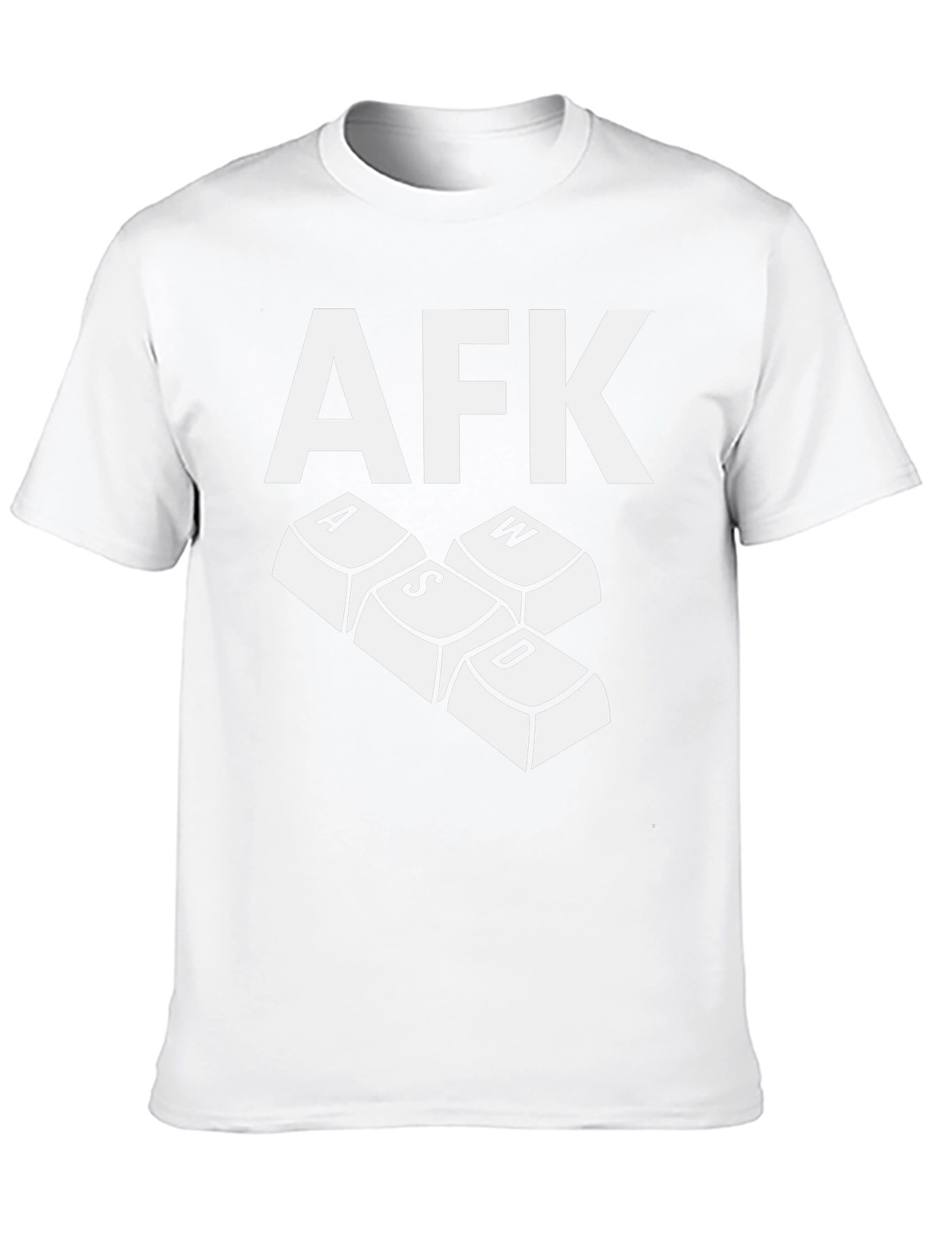 AFK Gamer T-Shirt - Keyboard WASD Design