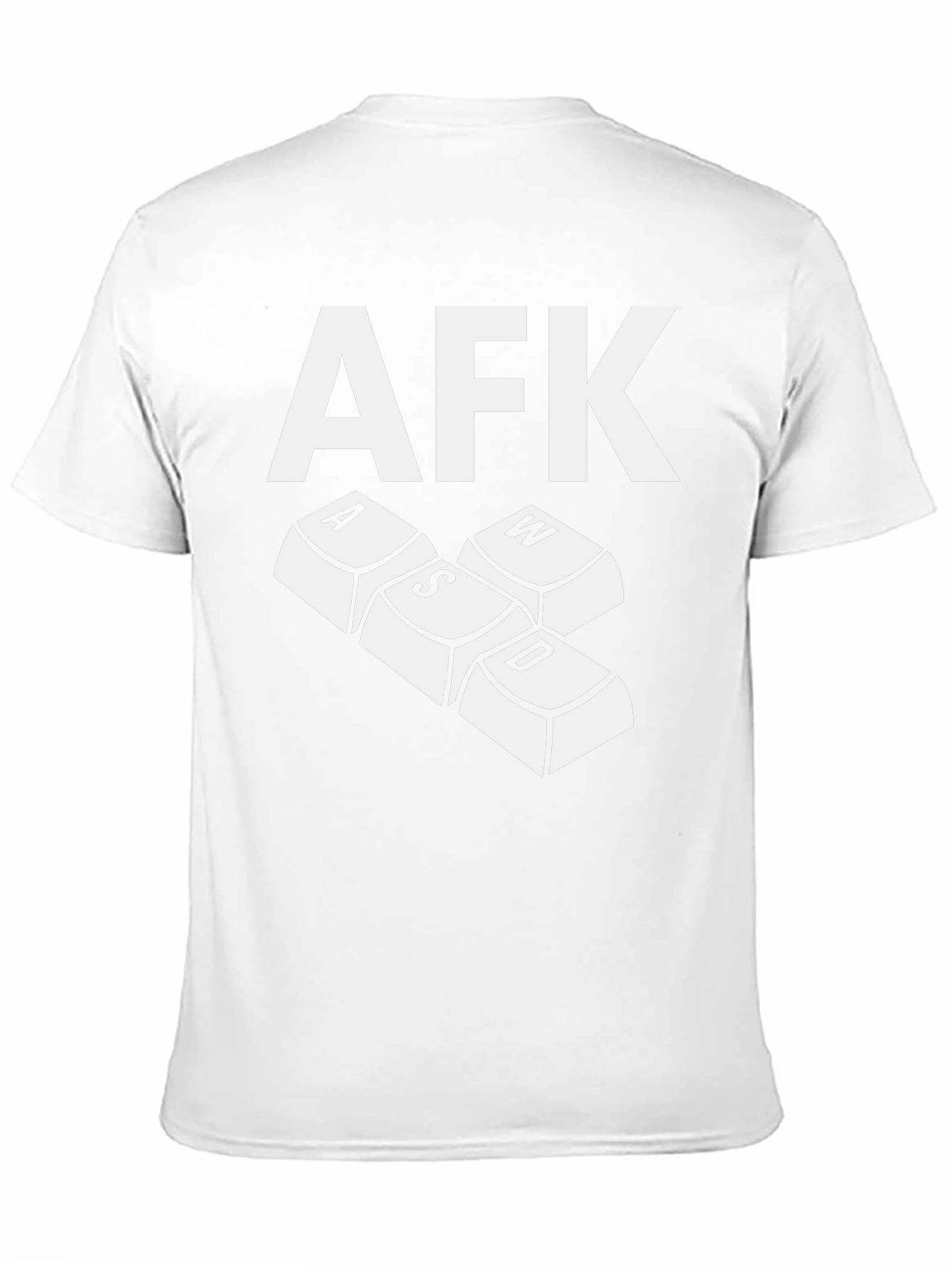 AFK Gamer T-Shirt - Keyboard WASD Design