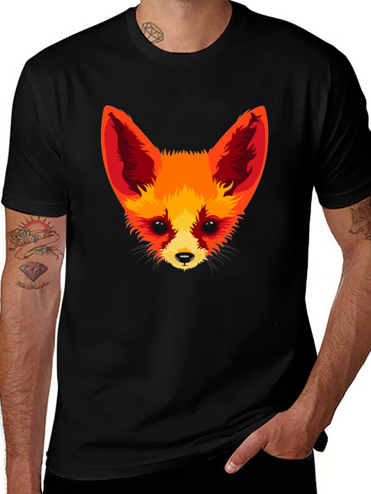 Fox Graphic T-Shirt - Black
